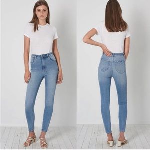 🌻Free People/Rollas Skinny Highrise Jeans Sz28